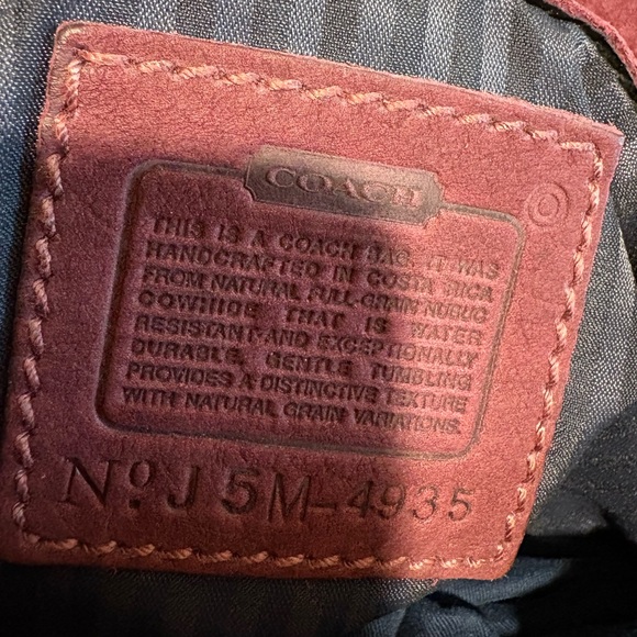 Coach Flap Bag Nubuc #4935 - Picture 6 of 8